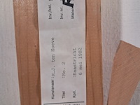 Schilderij, m.j. ten hoeve, no. 2, 1981 - afbeelding 8 van  8