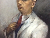 Schilderij: o van vosselen zelfportret - afbeelding 3 van  3