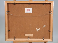 Schilderij op paneel, j. visser, haven - afbeelding 4 van  5