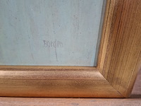 Schilderij op paneel, r. van der borden, 12 bloemstudies, bizarre zaailing - afbeelding 5 van  8