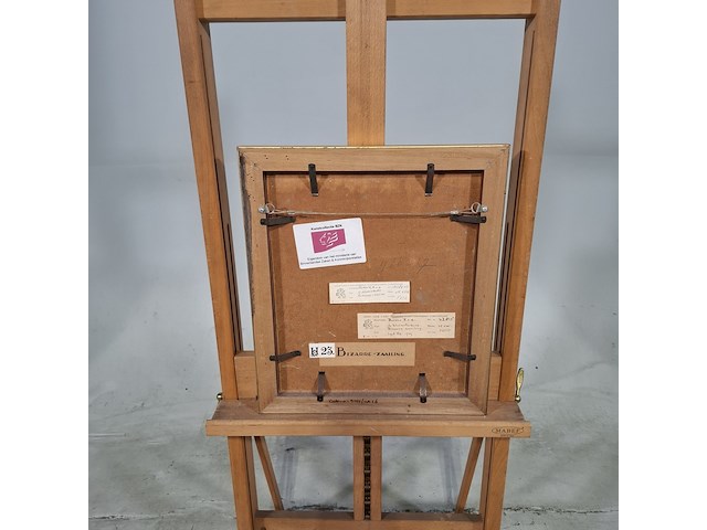 Schilderij op paneel, r. van der borden, 12 bloemstudies, bizarre zaailing - afbeelding 7 van  8