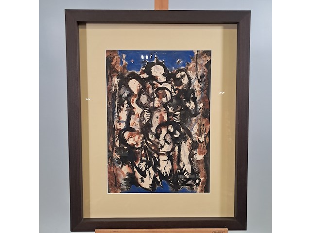 Schilderij, p. zondervan, groep, 1970 - afbeelding 1 van  7