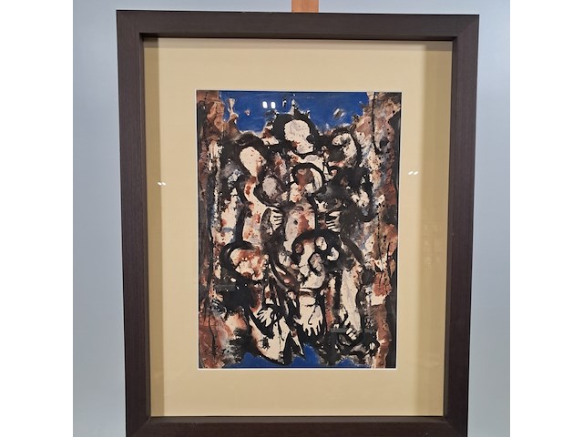 Schilderij, p. zondervan, groep, 1970 - afbeelding 2 van  7