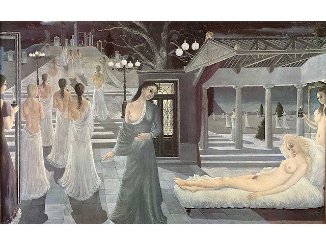 Schilderij “p.delvaux” - afbeelding 2 van  6