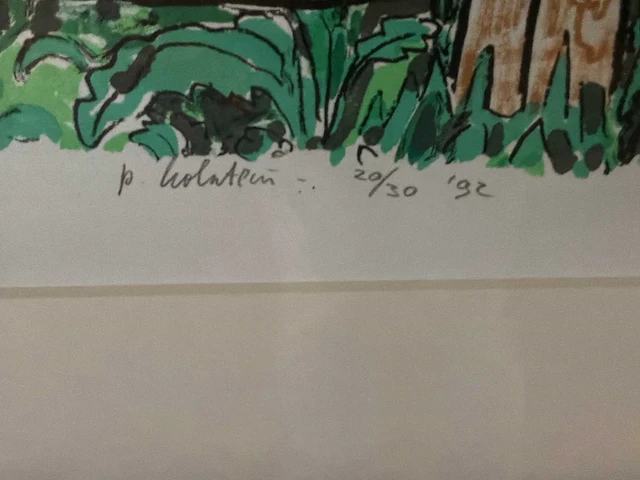 Schilderij “pieter holstein- damestasje” - afbeelding 4 van  5