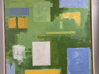 Schilderij, pim piët, landschap ruimtes, 1988 - afbeelding 1 van  8