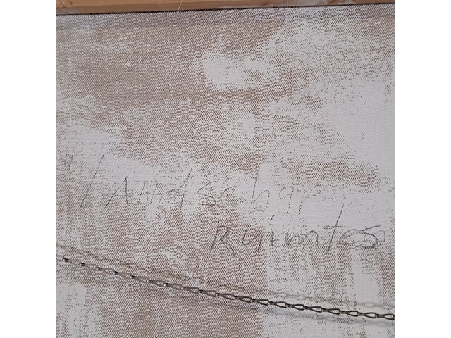 Schilderij, pim piët, landschap ruimtes, 1988 - afbeelding 5 van  8