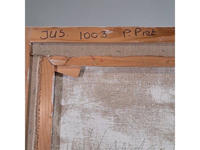 Schilderij, pim piët, landschap ruimtes, 1988 - afbeelding 7 van  8