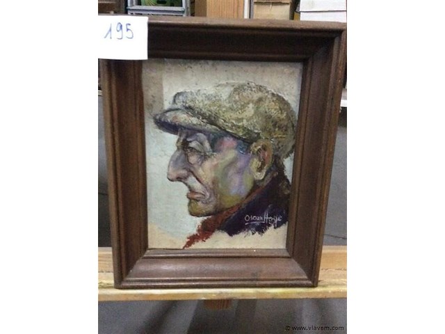 Schilderij portret ( oscar hoge ) - afbeelding 1 van  3