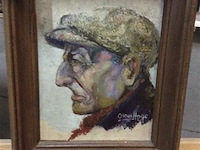 Schilderij portret ( oscar hoge ) - afbeelding 1 van  3