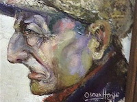 Schilderij portret ( oscar hoge ) - afbeelding 2 van  3