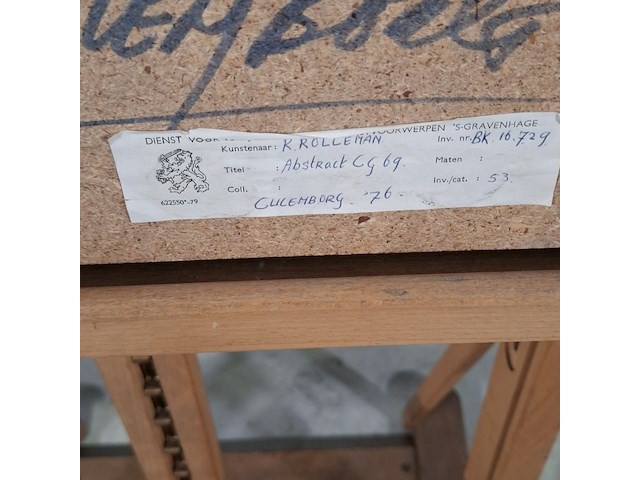 Schilderij, r. rolleman, abstract - afbeelding 6 van  14