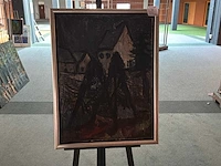 Schilderij “r. sundermeijer-rincke - duister landschap”