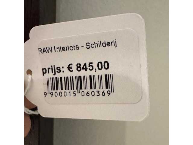 Schilderij raw interiors, in lijst - afbeelding 3 van  4