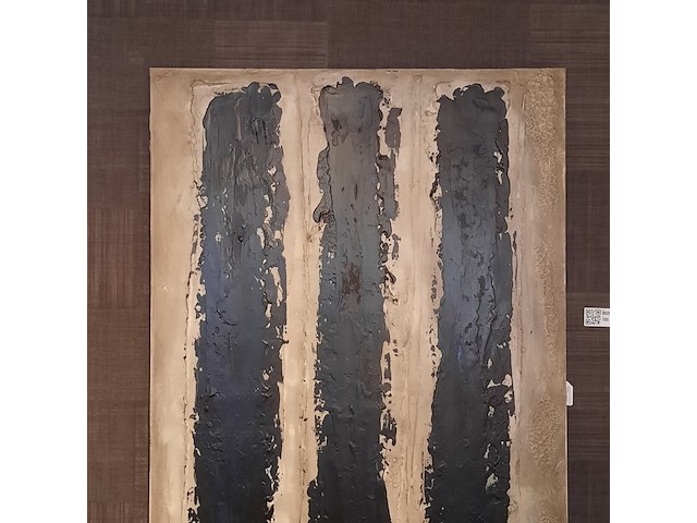 Schilderij raw interiors, "les trois bras" - afbeelding 3 van  6