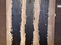 Schilderij raw interiors, "les trois bras" - afbeelding 4 van  6