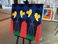 Schilderij “rene volker- paaltjes” - afbeelding 2 van  6