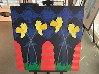 Schilderij “rene volker- paaltjes” - afbeelding 3 van  6