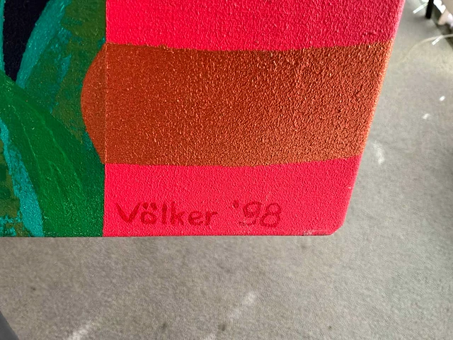 Schilderij “rene volker- paaltjes” - afbeelding 5 van  6