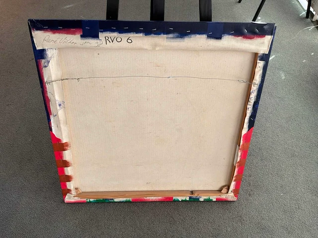 Schilderij “rene volker- paaltjes” - afbeelding 6 van  6