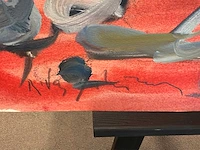 Schilderij “ricardas vaitekumas- red floor” - afbeelding 4 van  6