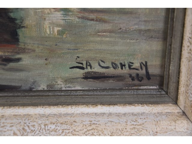 Schilderij s. cohen (1918-1984) - afbeelding 3 van  5
