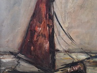 Schilderij s. cohen (1918-1984) - afbeelding 4 van  5