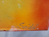 Schilderij, seidel - afbeelding 3 van  4