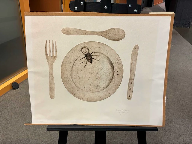 Schilderij “simon zorgvliet- eet smakelijk “ - afbeelding 1 van  5