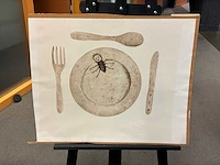 Schilderij “simon zorgvliet- eet smakelijk “
