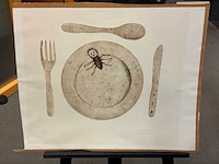 Schilderij “simon zorgvliet- eet smakelijk “ - afbeelding 2 van  5