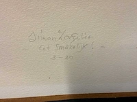 Schilderij “simon zorgvliet- eet smakelijk “ - afbeelding 4 van  5