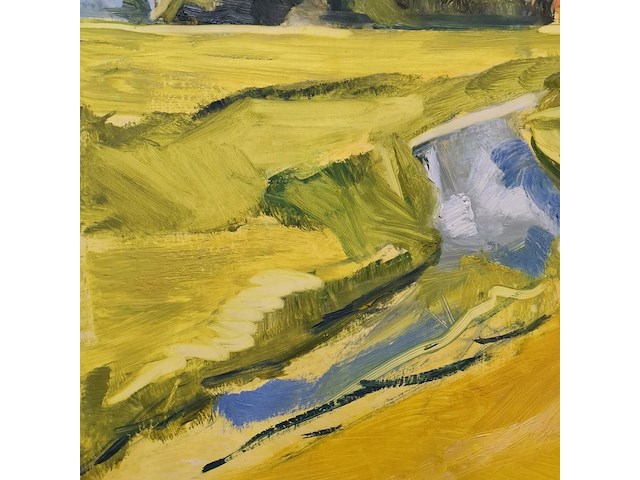 Schilderij sita geerling, fries landschap - afbeelding 2 van  5