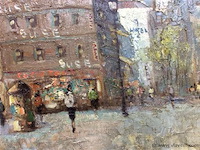 Schilderij: stadzicht j maris - afbeelding 3 van  4