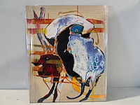Schilderij, theo hendriksen, olieverf paneel - afbeelding 1 van  5