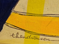 Schilderij, theo hendriksen, olieverf paneel - afbeelding 3 van  5