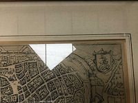 Schilderij van historische plattegrond van brussel - afbeelding 4 van  5