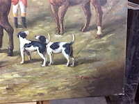 Schilderij: vossenjacht - afbeelding 3 van  3