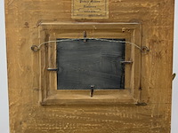 Schilderij, 'vrouw, 2 kinderen en een ezel' - afbeelding 7 van  9
