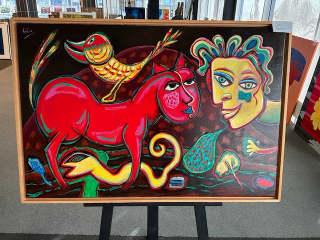 Schilderij “w. janssen” - afbeelding 1 van  5