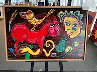 Schilderij “w. janssen”