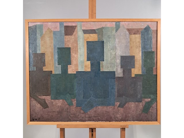 Schilderij, w. van der beek - afbeelding 1 van  7