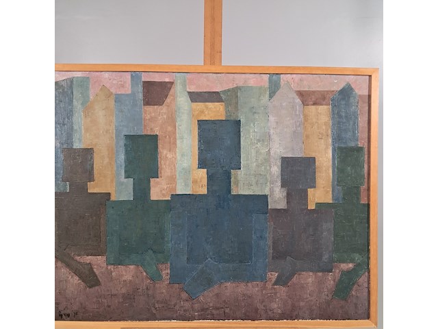 Schilderij, w. van der beek - afbeelding 2 van  7