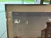Schilderij “willem de vries - fabriekspand bij avondlicht ii” - afbeelding 3 van  6