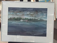 Schilderij “willem de vries - gooimeer” - afbeelding 2 van  5