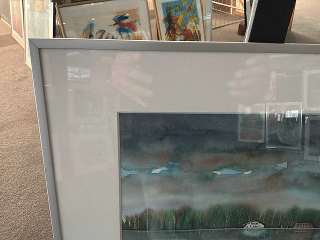 Schilderij “willem de vries - gooimeer” - afbeelding 3 van  5
