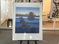 Schilderij “willem de vries - het naardermeer iii”