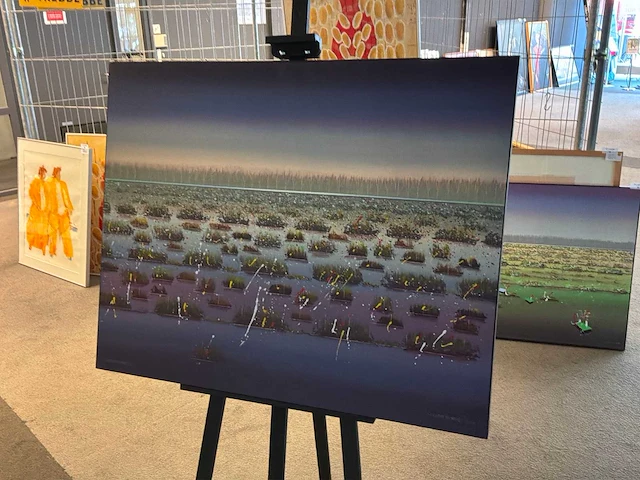 Schilderij “willem de vries - hilversumse meent ii - afbeelding 2 van  5