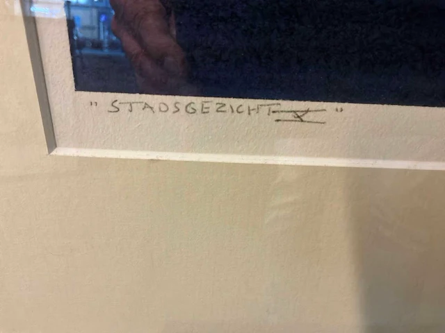 Schilderij “willem de vries - stadsgezicht x” - afbeelding 4 van  6