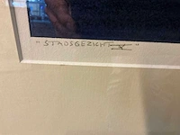 Schilderij “willem de vries - stadsgezicht x” - afbeelding 4 van  6